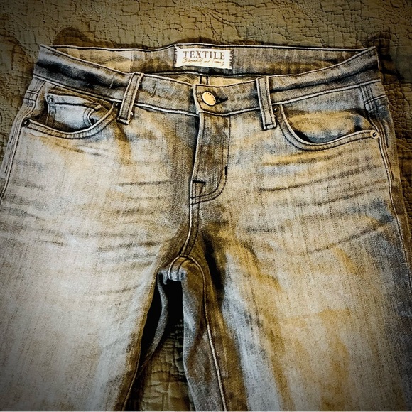 TEXTILE Elizabeth and James Davis Zip Skinny Moto Jeans Size 26 - Picture 4 of 15